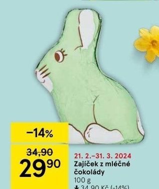 Čokoládový zajíc