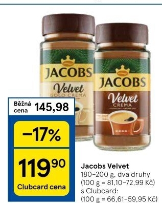 Instantní káva Jacobs Velvet
