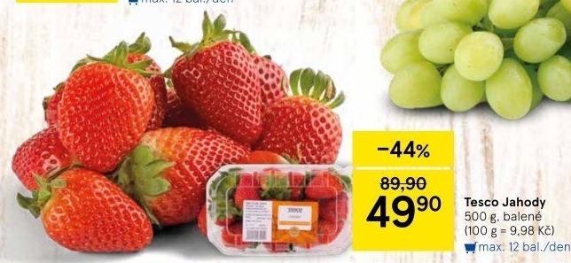 Jahody Tesco