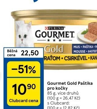 Konzerva pro kočky Gold Gourmet Purina