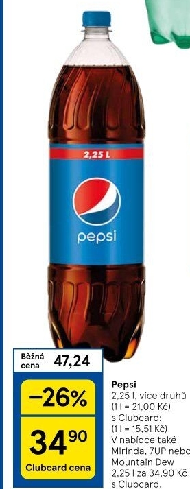 Limonáda Pepsi