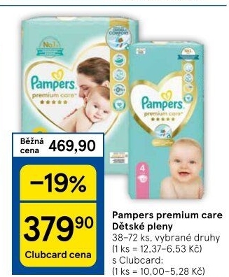 Pleny dětské Pampers Premium Care