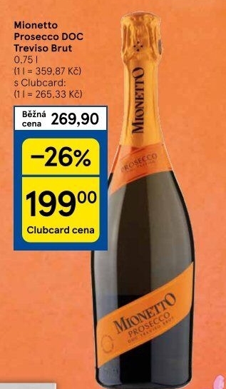 Prosecco brut DOC Treviso Mionetto