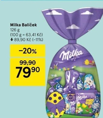 Velikonoční balíček Milka