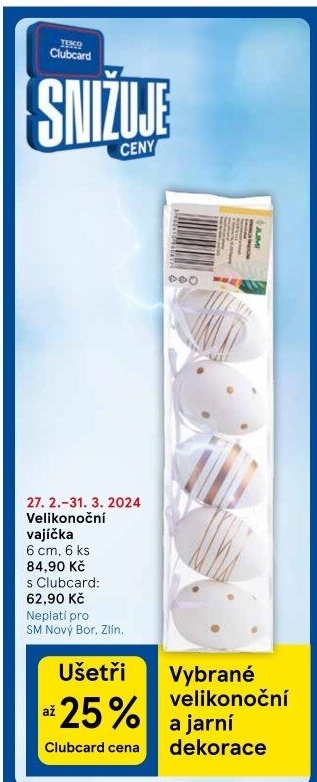 Velikonoční vajíčka dekorační