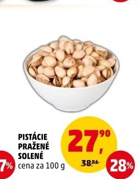 Pražené pistácie