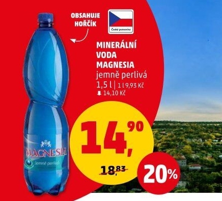 Přírodní voda Magnesia