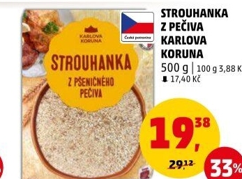 Strouhanka Karlova Koruna