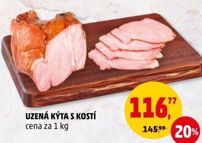 Uzená kýta s kostí