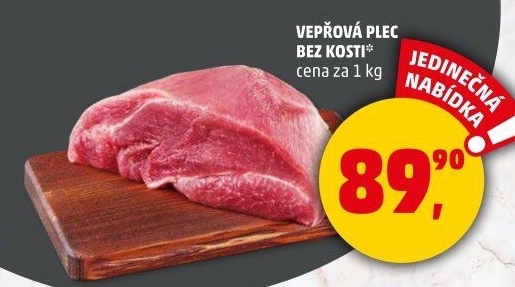 Vepřová plec bez kosti