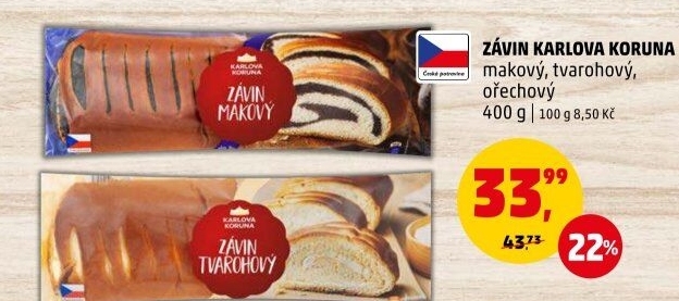 Závin Karlova Koruna