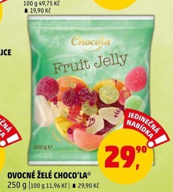 Želé ovocné Choco'