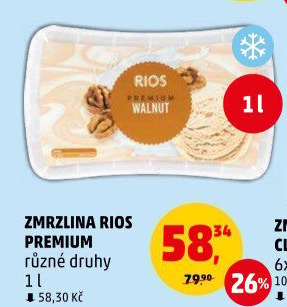 Zmrzlina ve vaničce Premium Rios