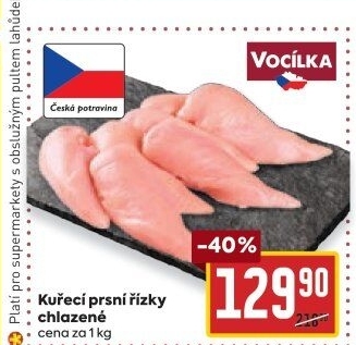 Kuřecí prsní řízky Vocílka