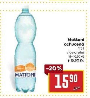 Ochucená voda Mattoni
