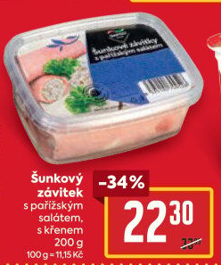 Šunkový závitek s pařížským salátem Gastro