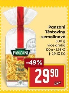 Těstoviny Panzani