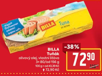 Tuňák v oleji Billa