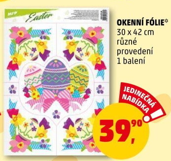 Dekorační okenní folie MFP paper