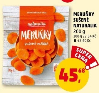 Meruňky sušené Naturalia
