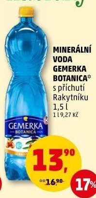 Minerální voda Gemerka