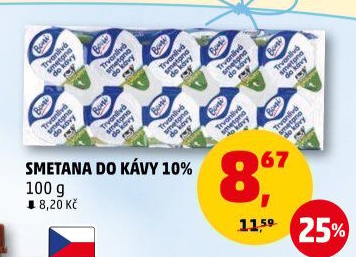 Smetánky do kávy Boni