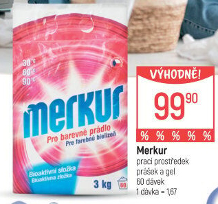 Prací prášek Merkur