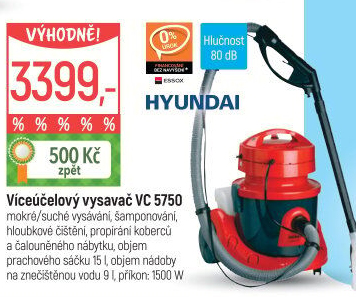 Víceúčelový vysavač Hyundai VC 5750