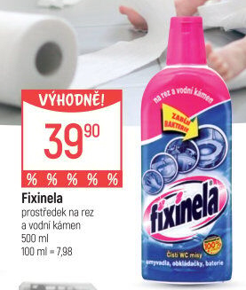 Čistič na rez a vodní kámen Fixinela