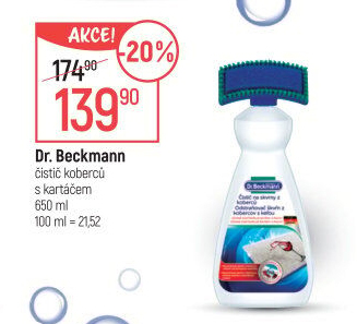 Čistič na skvrny z koberců Dr. Beckmann