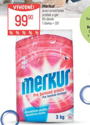 Prací prášek Merkur