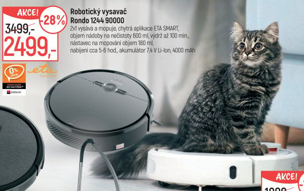 Robotický vysavač Eta Rondo 12449000