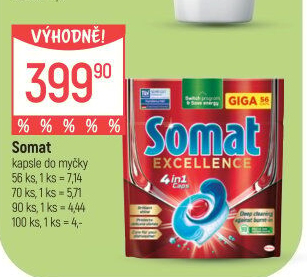 Tablety do myčky Excellence Somat
