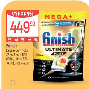 Tablety do myčky Finish Ultimate Plus