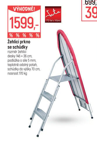 Žehlicí prkno se schůdky Jata