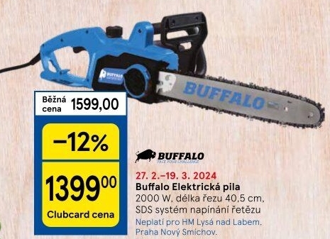 Elektrická řetězová pila Buffalo
