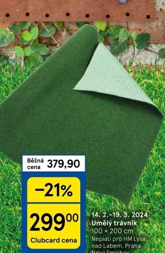 Koberec umělá tráva