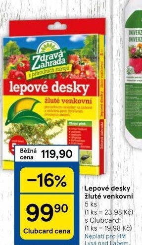Lepové desky proti škůdcům Zdravá zahrada