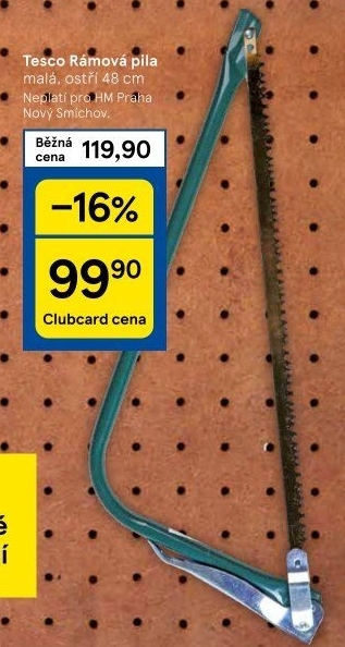 Rámová pila Tesco