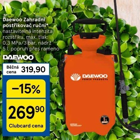 Tlakový postřikovač Daewoo