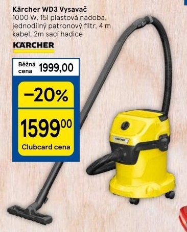 Víceúčelový vysavač Kärcher WD3