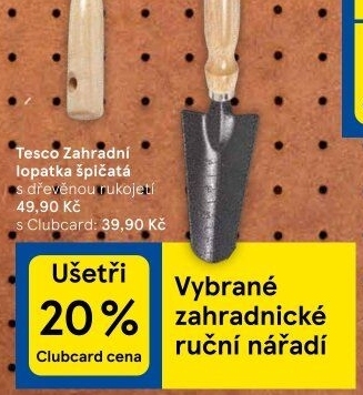 Zahradní lopatka Tesco