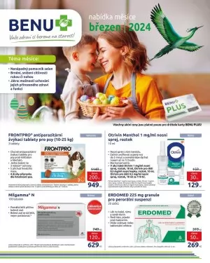 akční leták BENU Lékárna 1.3.2024-31.3.2024