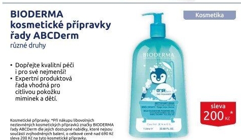 BIODERMA ABCDerm Gel moussant 1 l