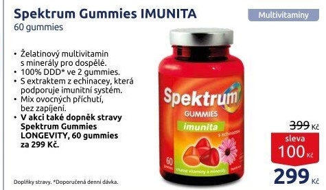 Doplněk stravy Gummies Imunita Spektrum Walmark