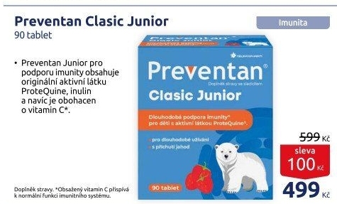 Doplněk stravy Junior Clasic Preventan