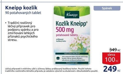 Doplněk stravy Kozlík Kneipp