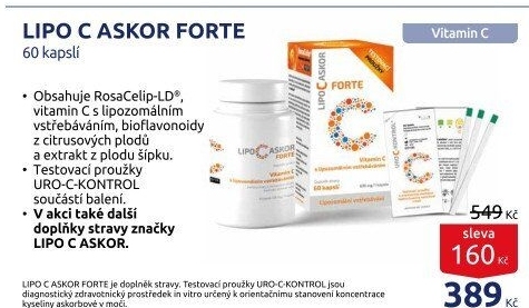 Doplněk stravy Lipo-C Forte Askor