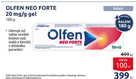 Gel proti bolesti a zánětu kloubů Olfen Neo Forte