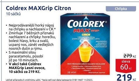 Horký nápoj MaxGrip Coldrex